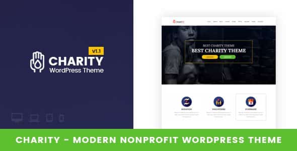 Product Image - Charity – Nonprofit WordPress Theme