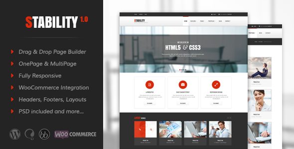 Stability Responsive MultiPurpose WordPress Theme