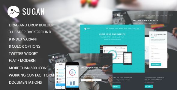 Sugan - Software / Apps / Mobile WordPress Theme
