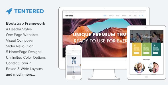 Tentered Multi Purpose WordPress Theme