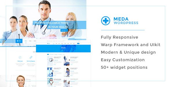 Meda Health and Medical WordPress Theme