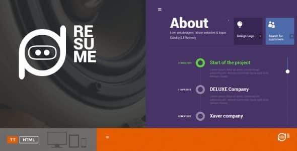 Tesla Themes Resume WordPress Theme