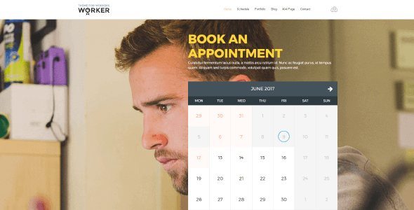 Tesla Themes Worker WordPress Theme