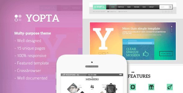 Tesla Themes Yopta WordPress Theme
