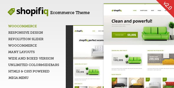 Shopifiq Responsive WordPress WooCommerce Theme