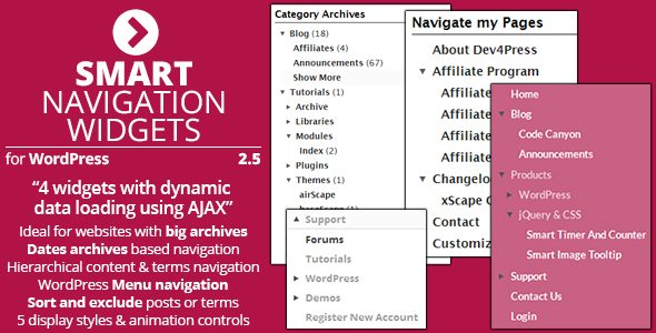Smart Navigation Widgets