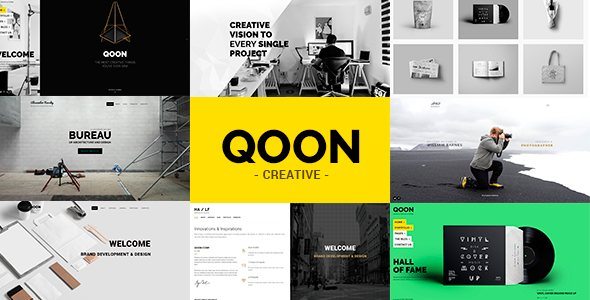 QOON - Creative Portfolio And Agency WordPress Theme 1.0.6