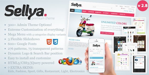 Sellya Responsive WooCommerce Theme