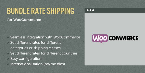 WooCommerce Ecommerce Bundle Rate Shipping
