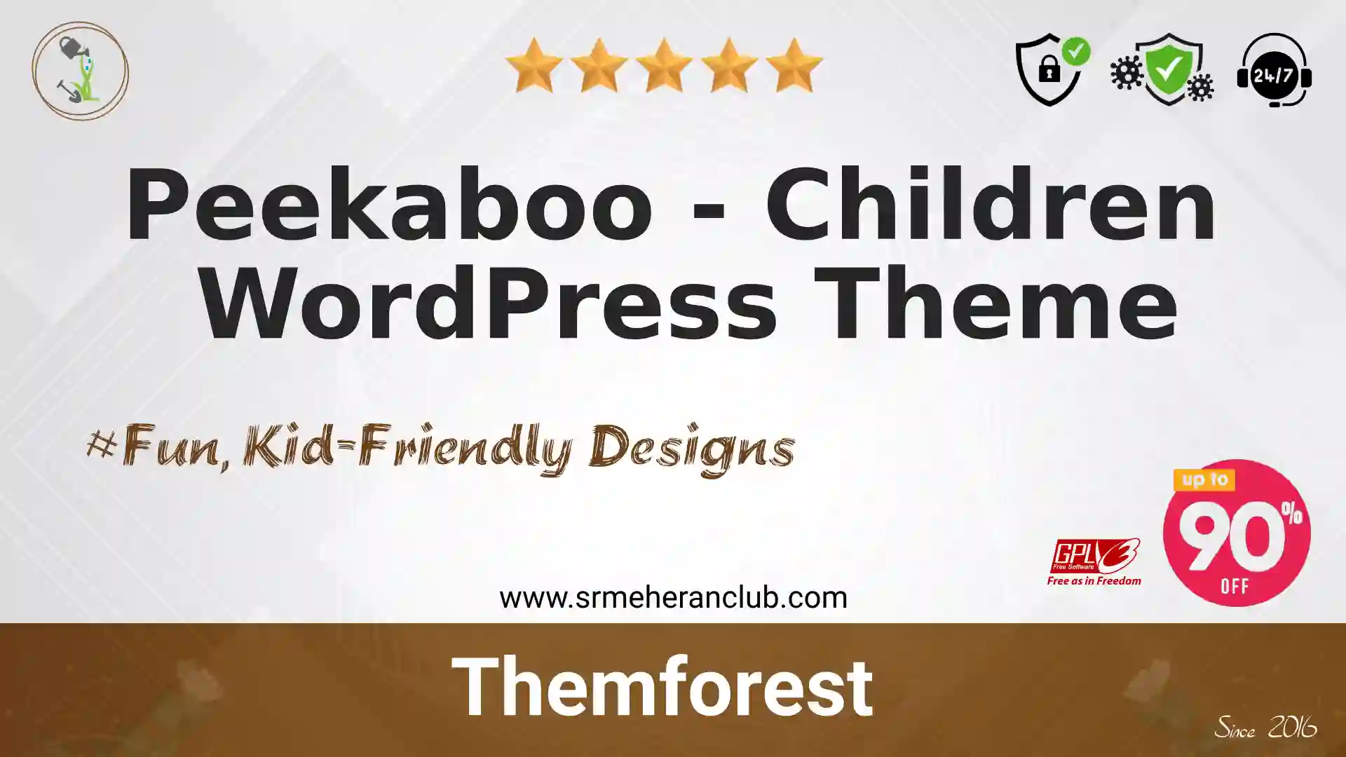 Peekaboo – Children WordPress Theme — Theme by Themeforest