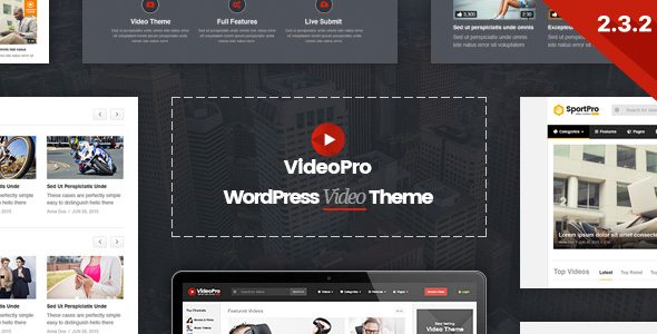 VideoPro - Video WordPress Theme 2.3.8.3