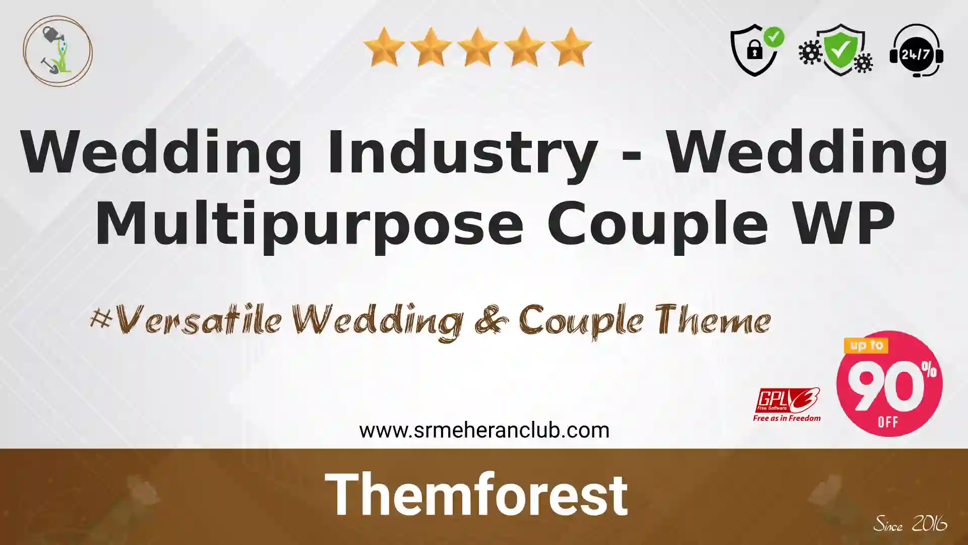 Wedding Industry – Wedding Multipurpose Couple WP — Theme by Themeforest