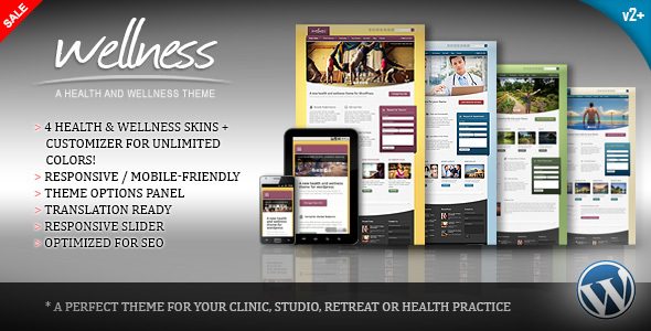 Wellness - A Health And Wellness WordPress Theme