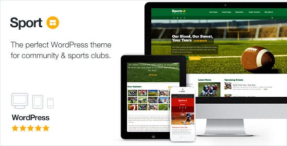 Sport - WordPress Club Theme