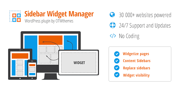 Sidebar And Widget Manager for WordPress