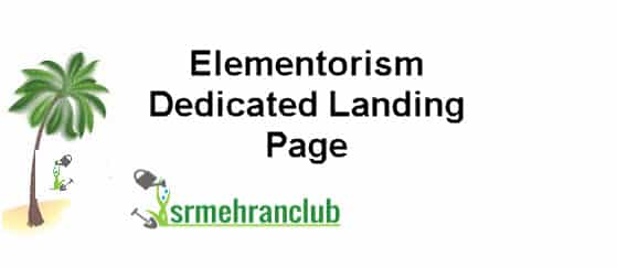 Elementorism Dedicated Landing Page