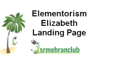 Elementorism Elizabeth Landing Page
