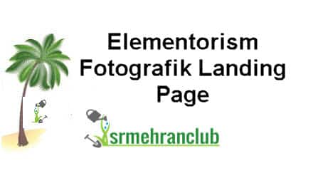Elementorism Fotografik Landing Page