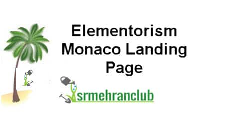 Elementorism Monaco Landing Page