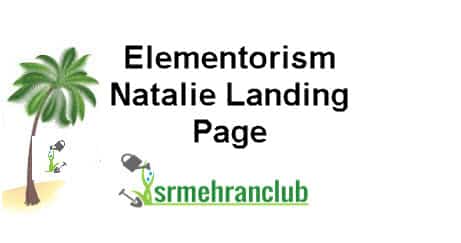 Elementorism Natalie Landing Page