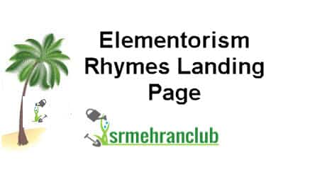Elementorism Rhymes Landing Page