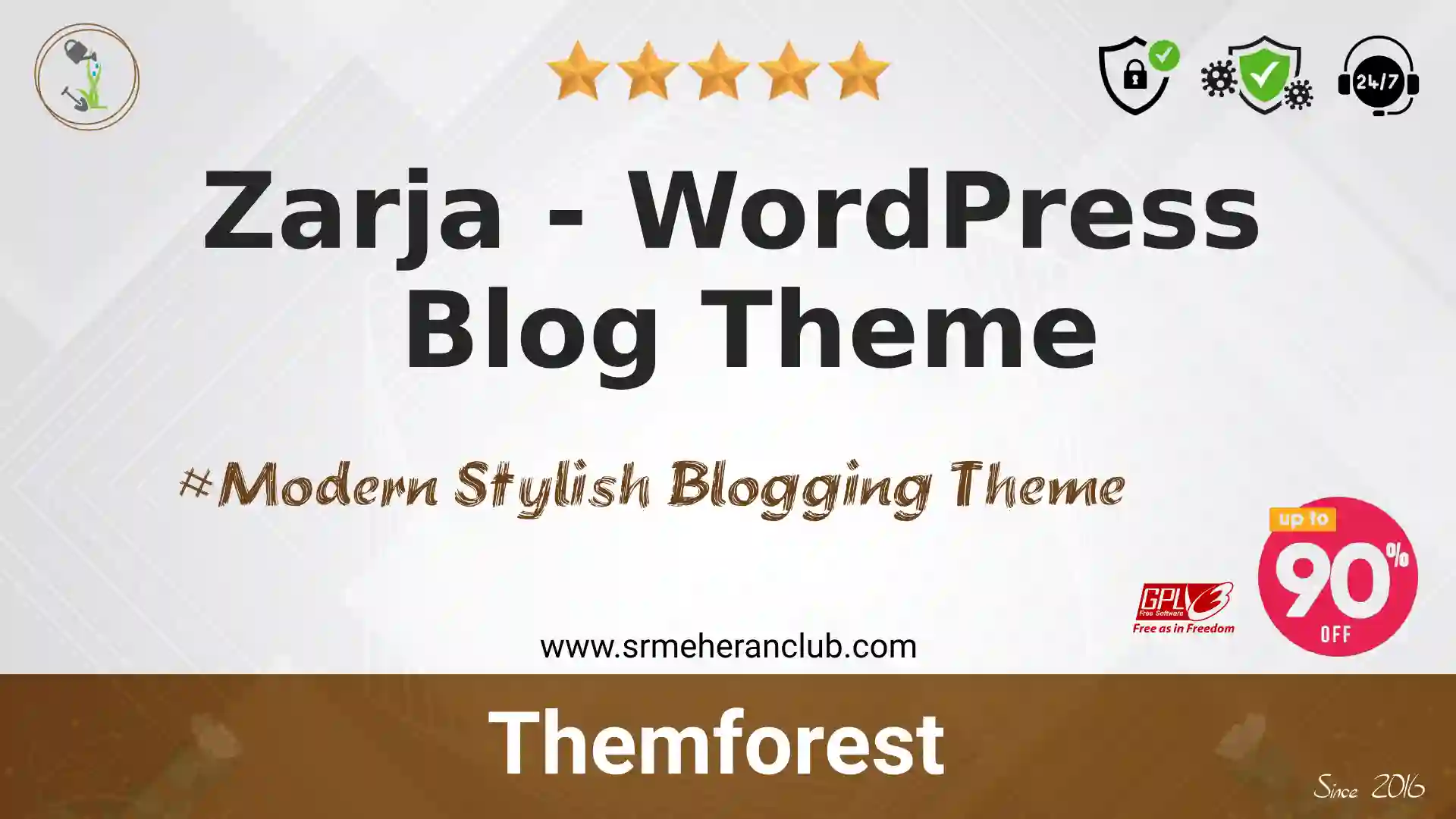 Zarja – WordPress Blog Theme — Theme by Themeforest