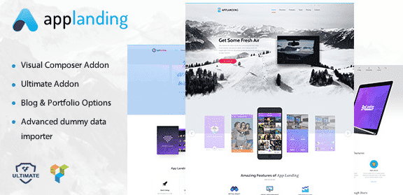 App Promotion | One Page App Promotion Theme