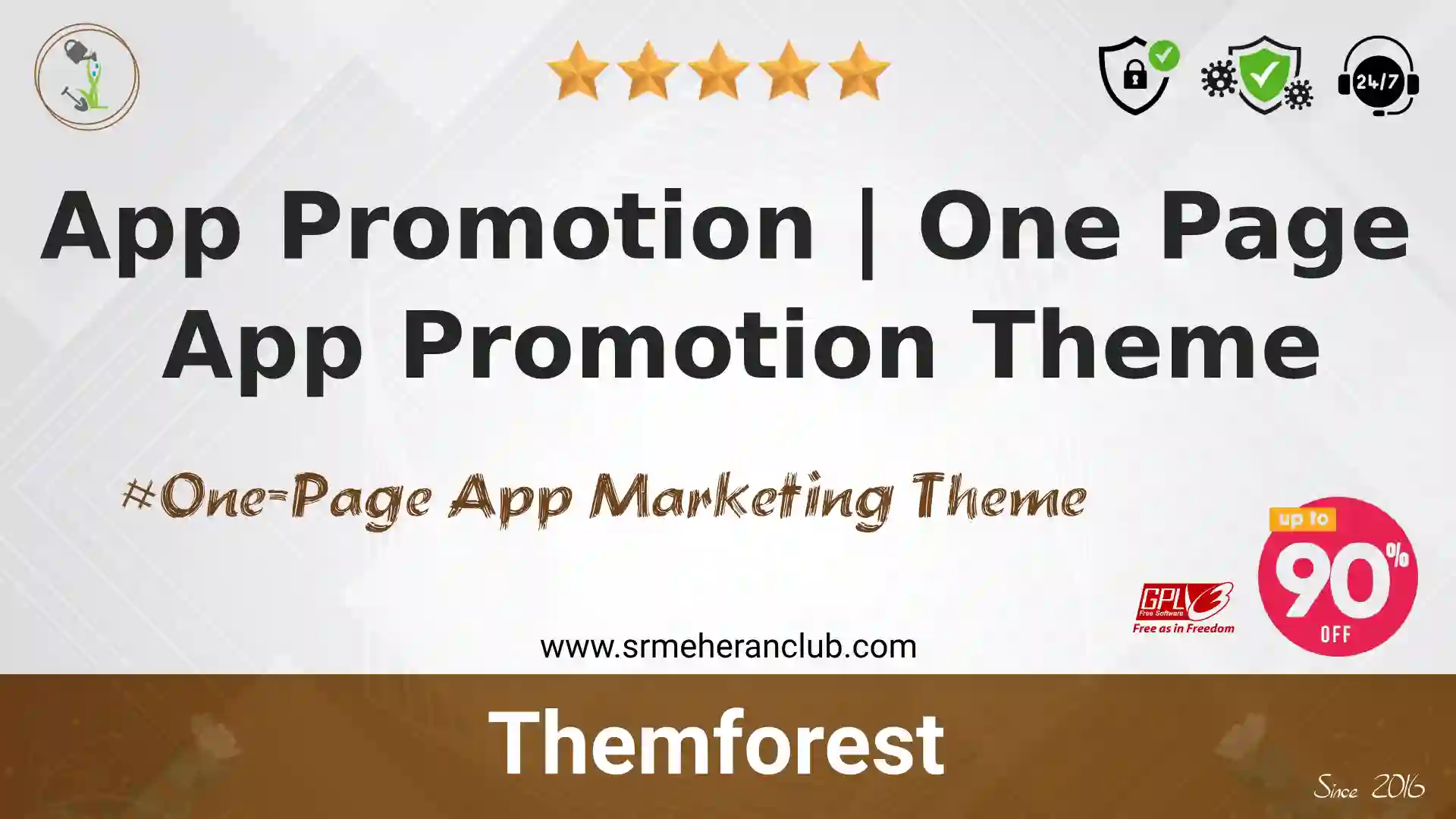 App Promotion | One Page App Promotion Theme — Theme by Themeforest