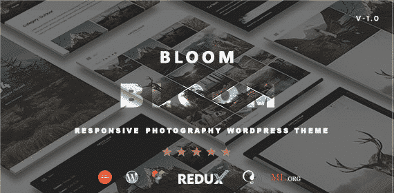 Product Image - Bloom – Photography / Portfolio WordPress Theme 1.0