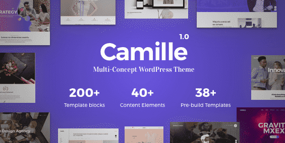 Camille - Multi-Concept WordPress Theme