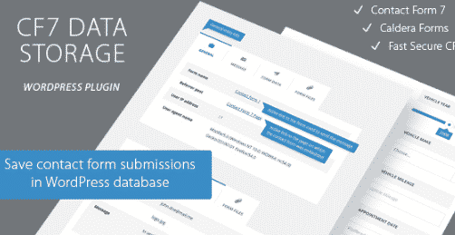 Contact Form 7 Data Storage