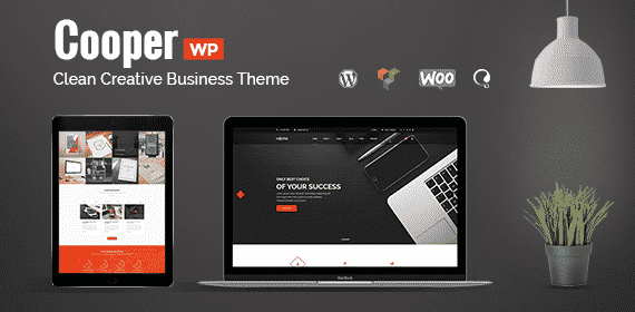Cooper - Clean Creative Business WordPress Theme