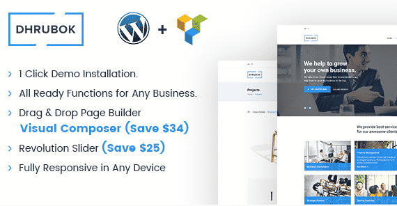 Dhrubok - Responsive Business WordPress Theme
