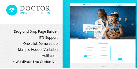 Doctor - Medical & Health WordPress Theme