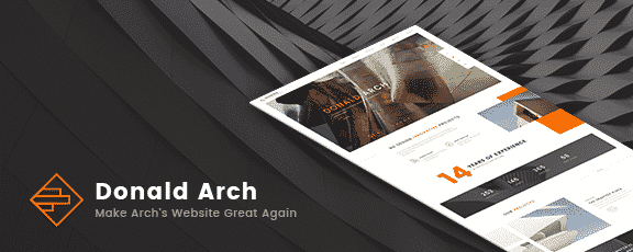 Donald Arch - Creative Architecture WordPress Them