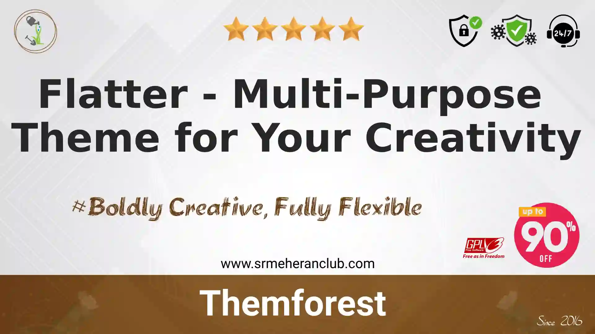 Flatter – Multi-Purpose Theme for Your Creativity — Theme by Themeforest