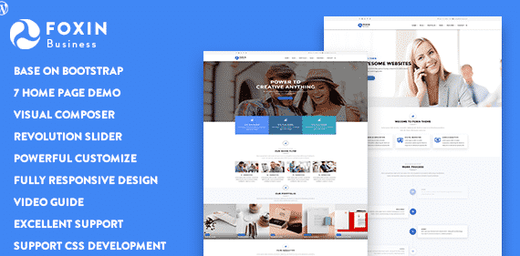 Foxin - Responsive Business WordPress Theme