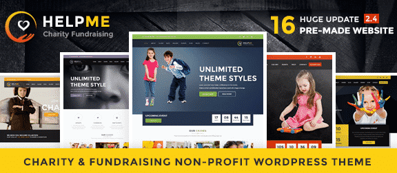 HelpMe - Nonprofit Charity WordPress Theme