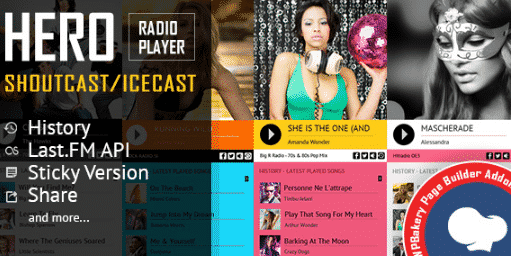 Hero - ShoutCast and IceCast Radio Player VC Addon