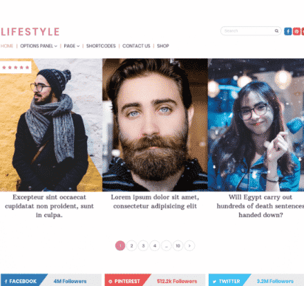 MyThemeShop Lifestyle WordPress Theme