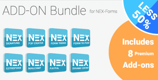 Product Image - NEX-Forms – Add-on Bundle 7.5.12 Product Image - NEX-Forms – Add-on Bundle 7.5.12