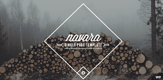 Navara - WordPress Single Page Theme
