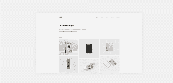 Nord - Minimal Portfolio WordPress Theme