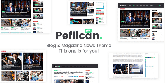 Product Image - Peflican – A Newspaper & Magazine WordPress Theme 2.0.0