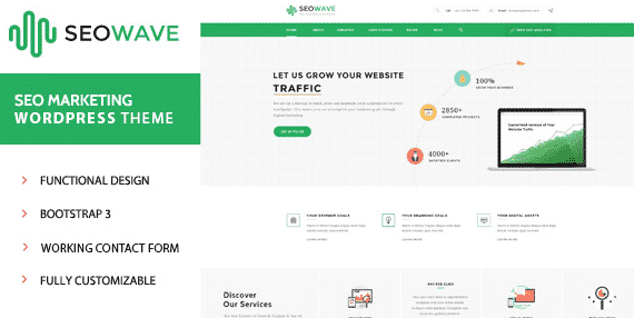 Product Image - Seo Wave – WordPress Theme for SEO 1.3.2
