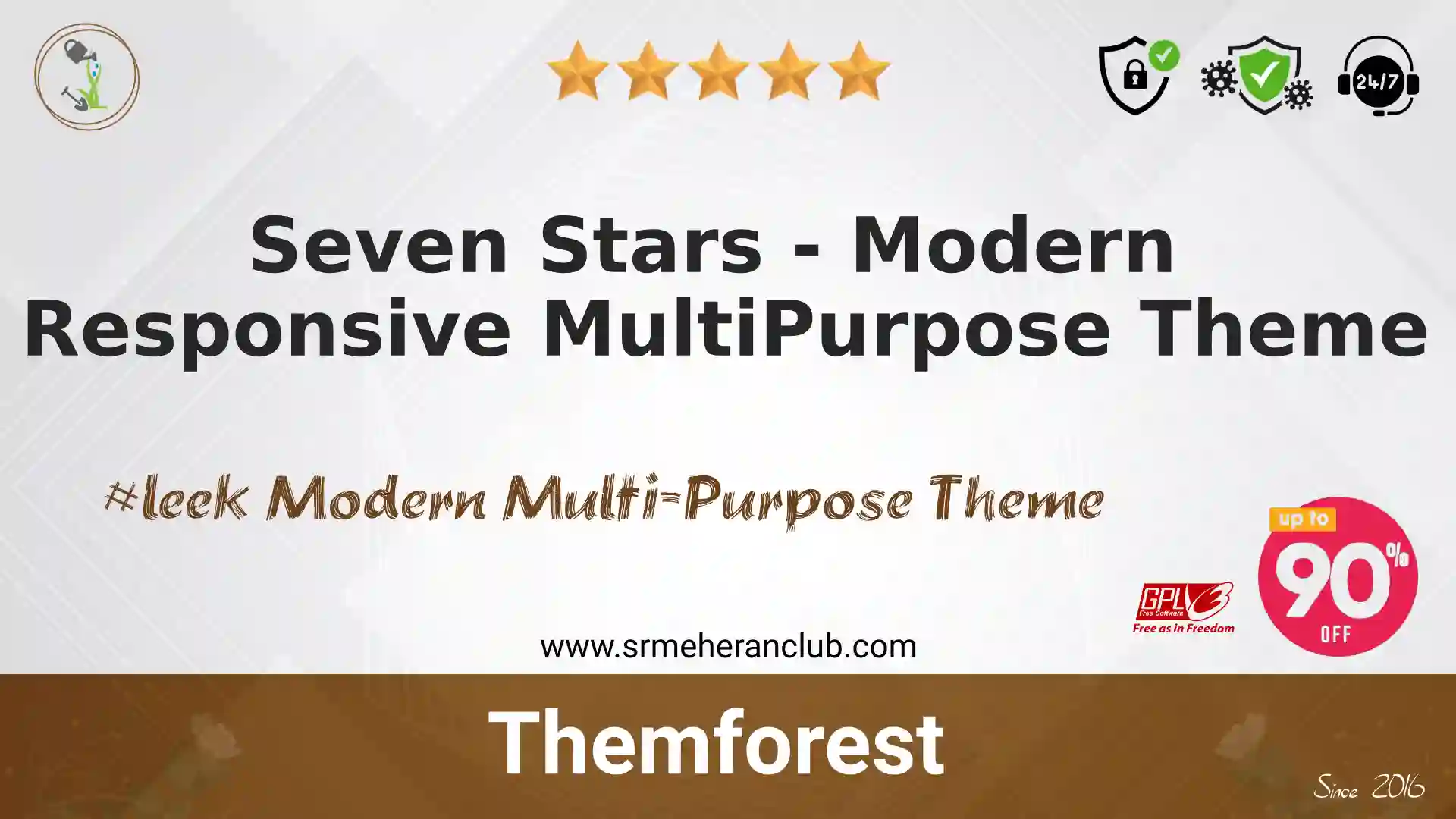 Seven Stars – Modern Responsive MultiPurpose Theme — Theme by Themeforest