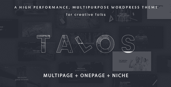 Talos - Creative Multipurpose WordPress Theme