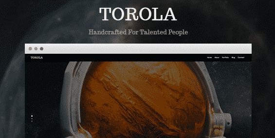 Torola Modern Photography Theme