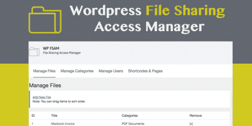 Wordpress File Sharing Plugin