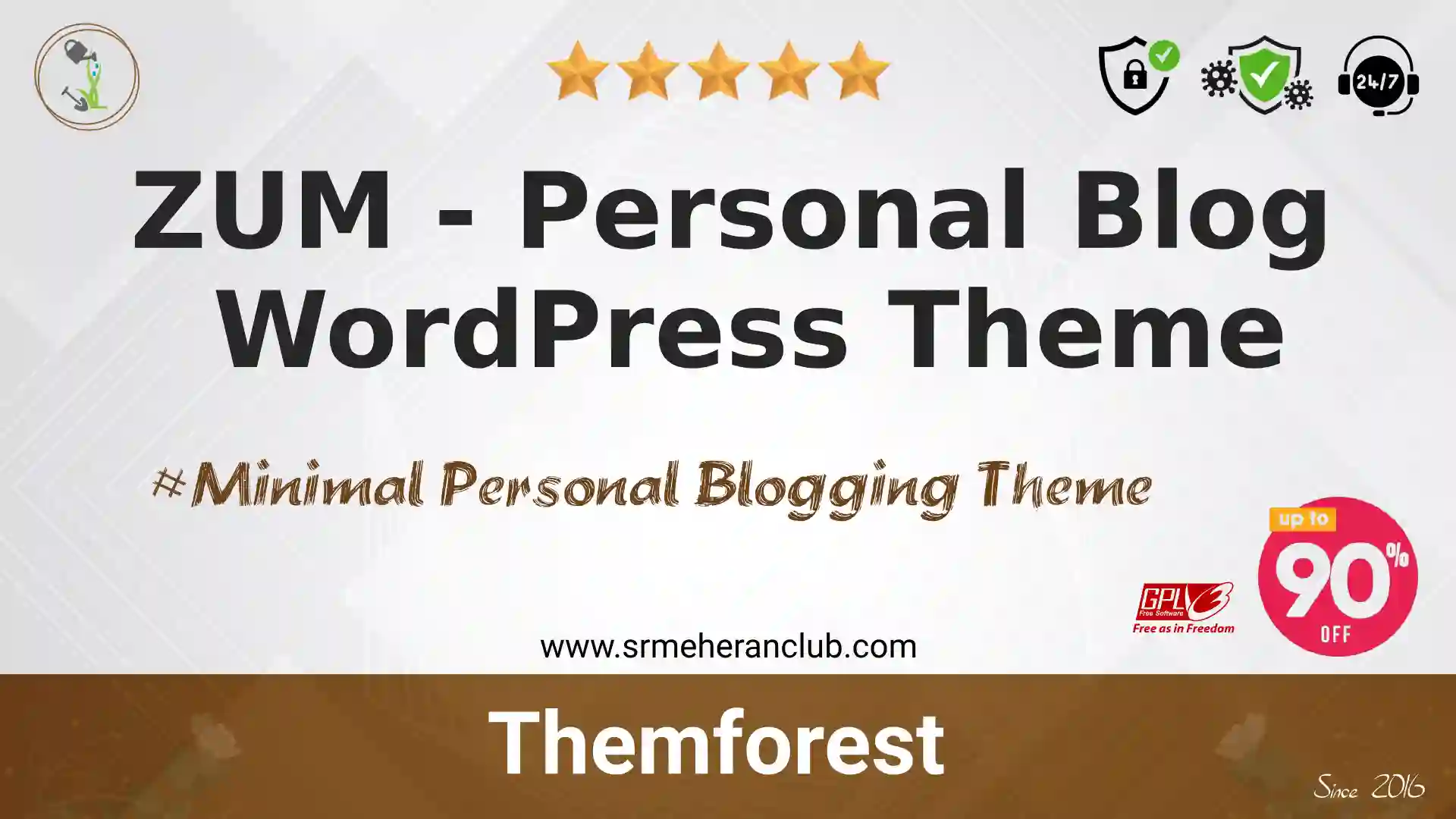 ZUM – Personal Blog WordPress Theme — Theme by Themeforest
